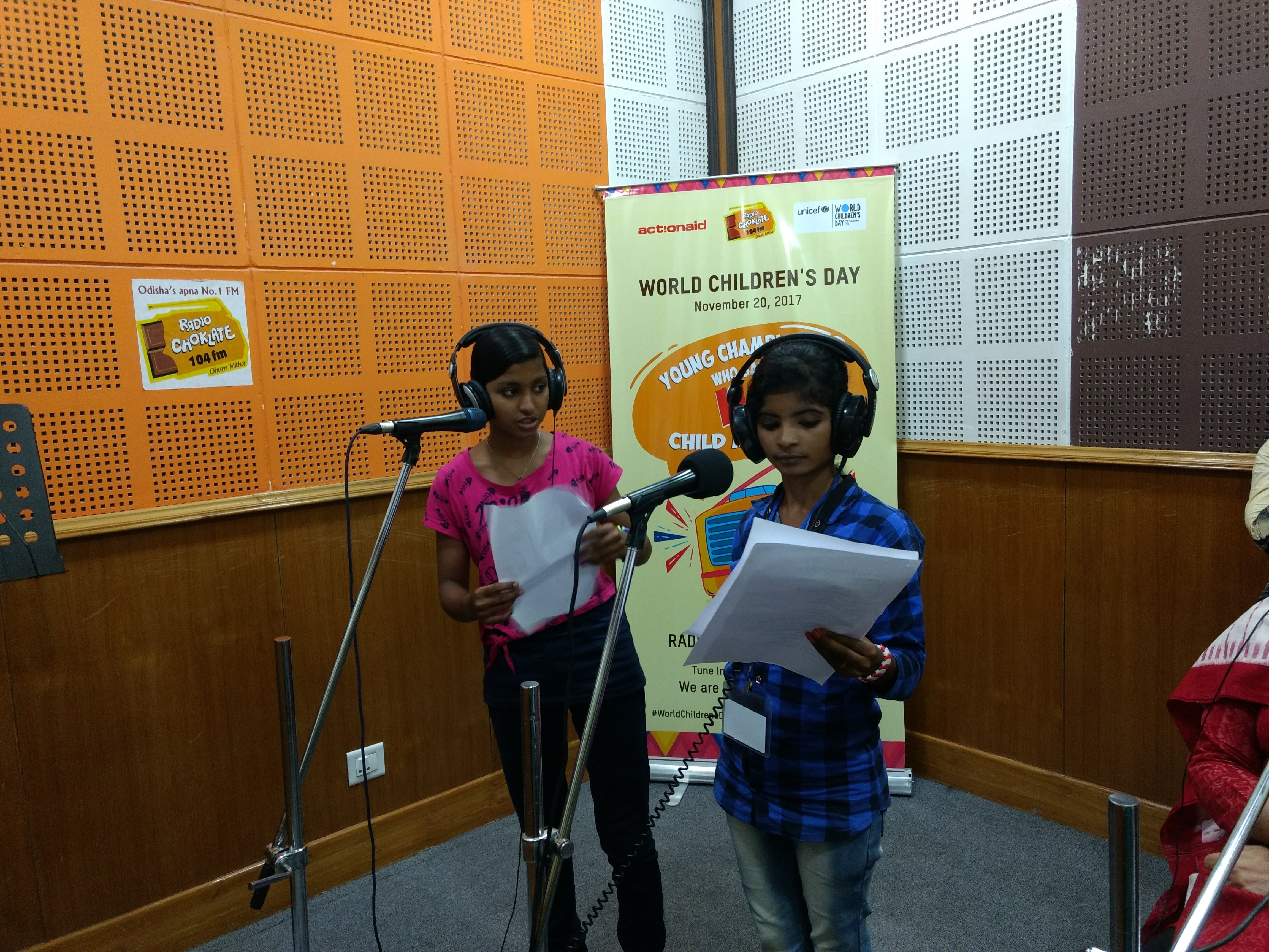 Skit on child marriage at Radio Choklate