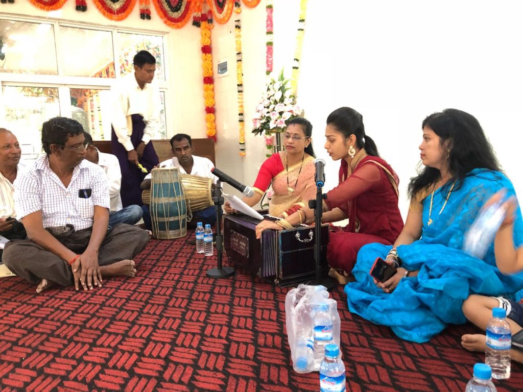 Odias at Jagannath temple in Yangon, Myanmar