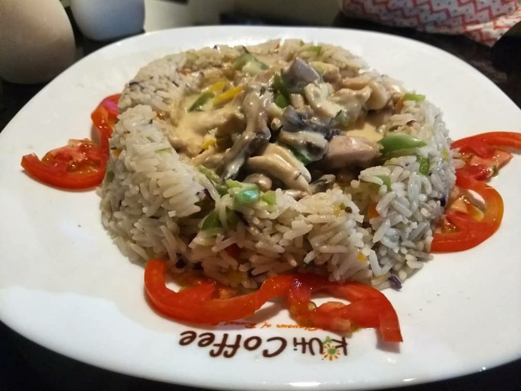 Chicken Stroganoff With Rice, Kruti Coffee, Bhubaneswar