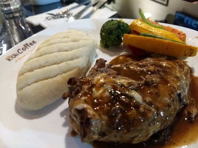 Grilled Chicken Steak With Mashed Potatoes & Veggies, Kruti Coffee, Bhubaneswar