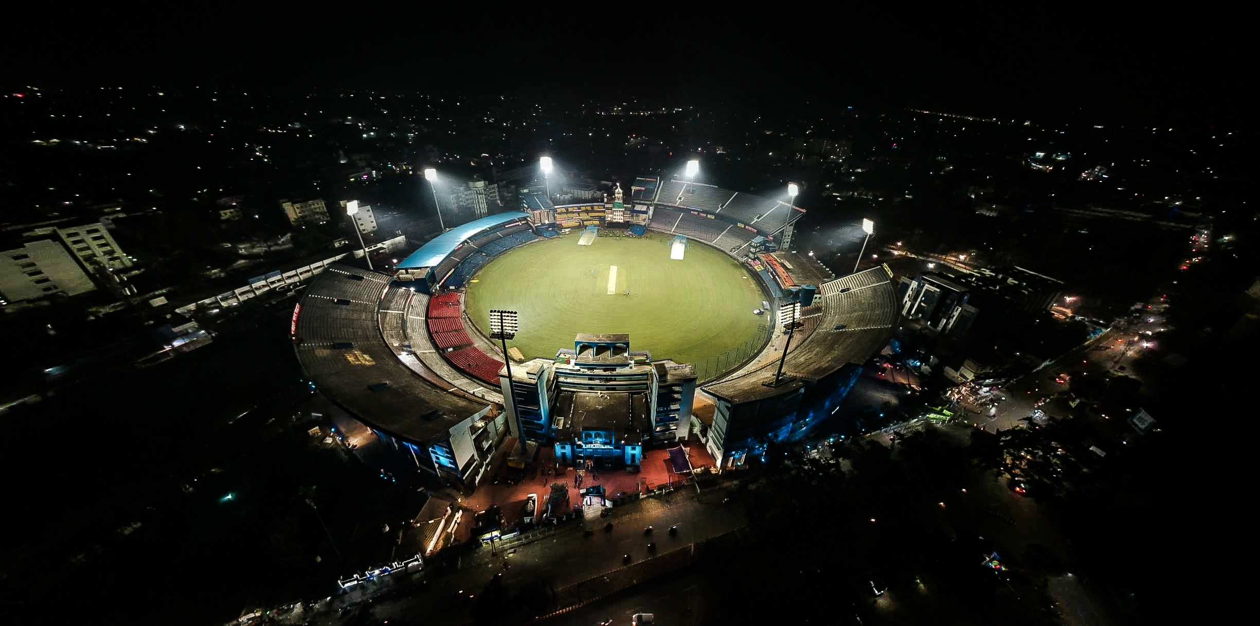 barabati stadium drone shot