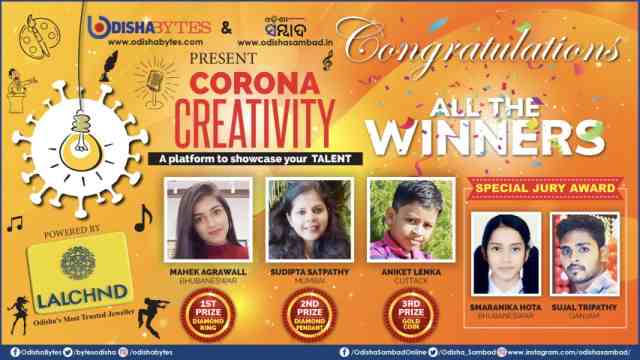 Corona creativity odishabytes WINNERS