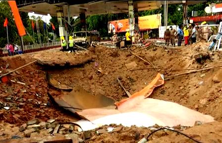 nhrc seeks report bhubaneswar petrol pump blast