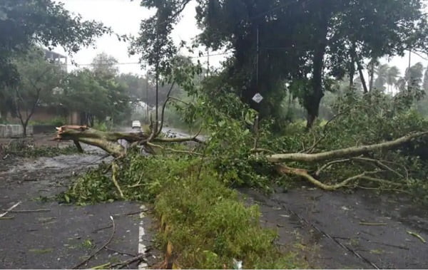 cyclone Yaas Balasore town