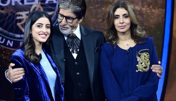 Big B, shweta, navya naveli KBC 1000 episodes