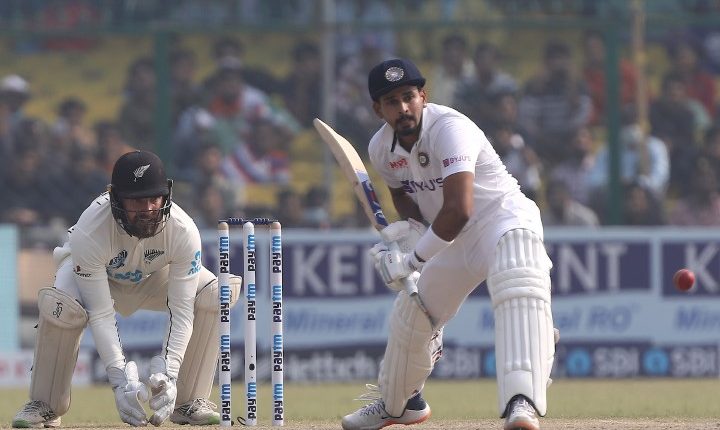 Shreyas Iyer 100 + 50 on Test debut